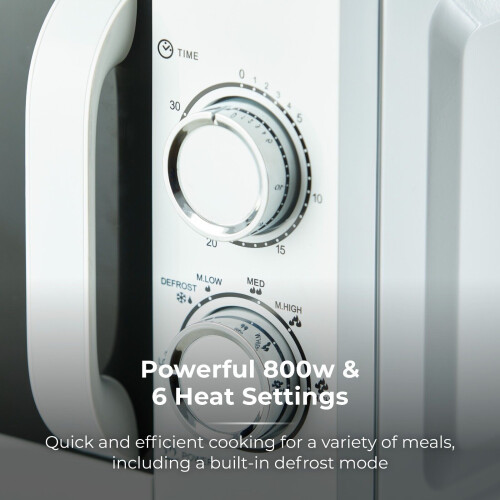 Tower Tower Sonar White Kettle, 2 Slice Toaster & Manual Microwave Set 2