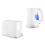 Tower Tower Sonar White Kettle & 2 Slice Toaster with Chrome Accents 1