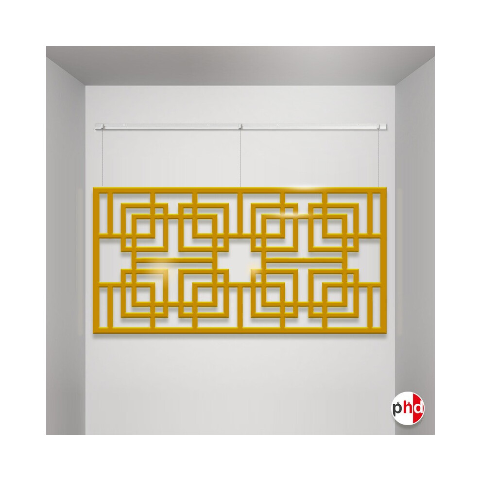 (White, "Clear" Perlon Cord) Panel Hanging Kits For Picture Rails (J Rail Gallery System) 9509795671491