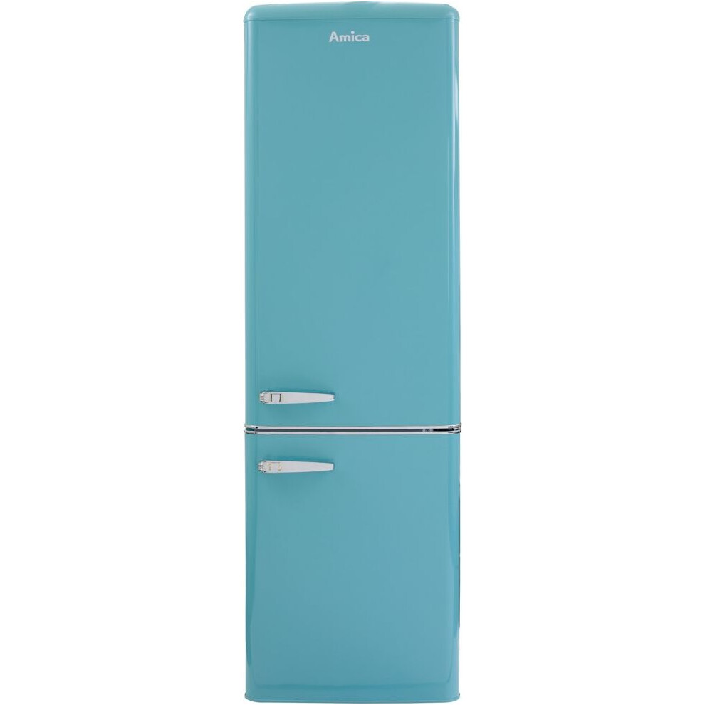 Amica 70/30 Fridge Freezer - Duck Egg - E Rated Blue