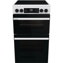Hisense HDCEC5C10W cooker Freestanding cooker Electric Ceramic White