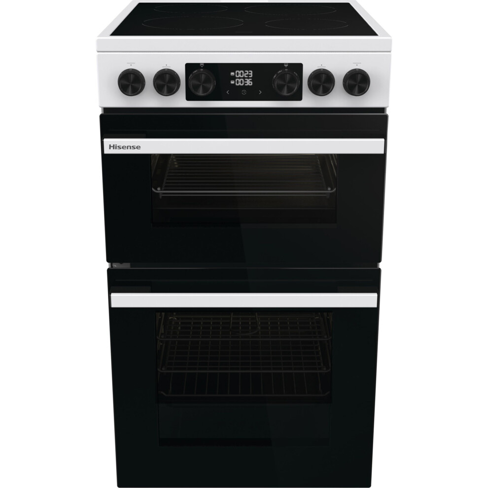 Hisense Hdcec5c10w Cooker Freestanding Cooker Electric Ceramic White