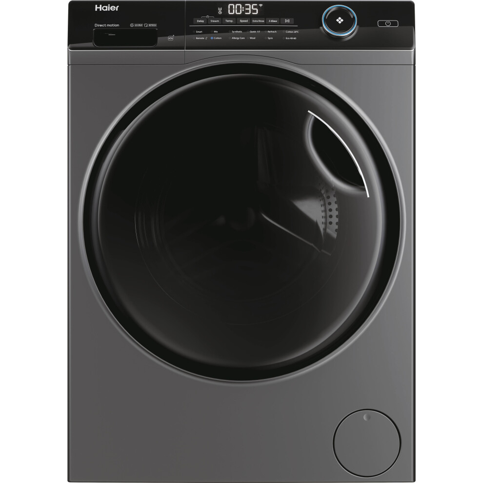 Haier I-Pro Shine Series 5 HW100-B14959S8U1U 10kg Washing Machine With 1400 Rpm - Graphite - A Rated