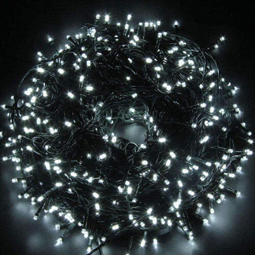 (100) Christmas LED Light Fairy White Xmas Tree Home Décor
