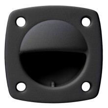 Whitecap 3360BC 1.75 in. Nylon Flush Pull, Black - Small