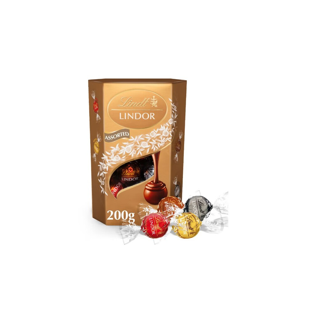 (Pack Of 1) Lindt Lindor Assorted Chocolate Truffles 200G