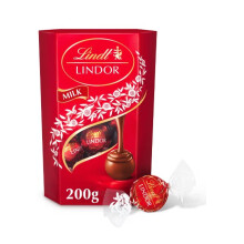 (Pack Of 2) Lindt Lindor Milk Chocolate Truffles Carton 200G