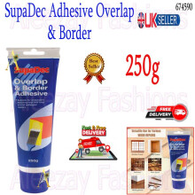 Overlap Border Wallpaper Repair Vinyl Adhesive Paste Glue Tube UK 250g