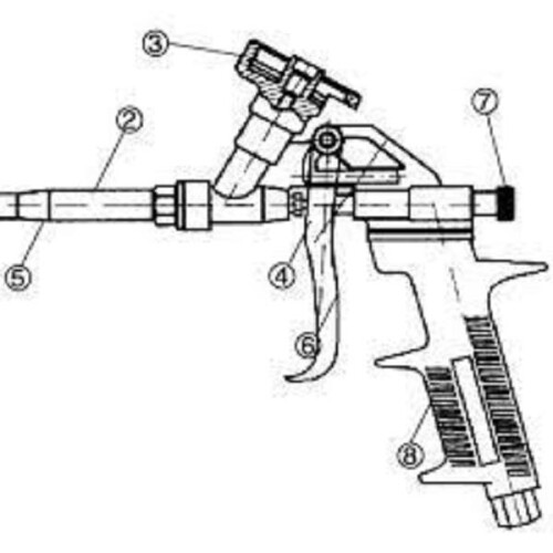 Expanding Foam Gun Heavy Duty Non Stick PU Grade Applicator 2