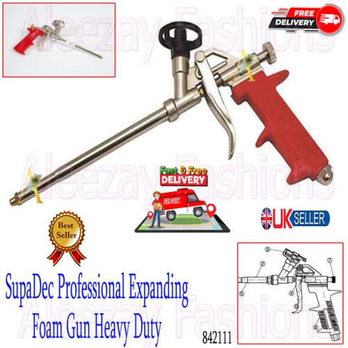 Expanding Foam Gun Heavy Duty Non Stick PU Grade Applicator