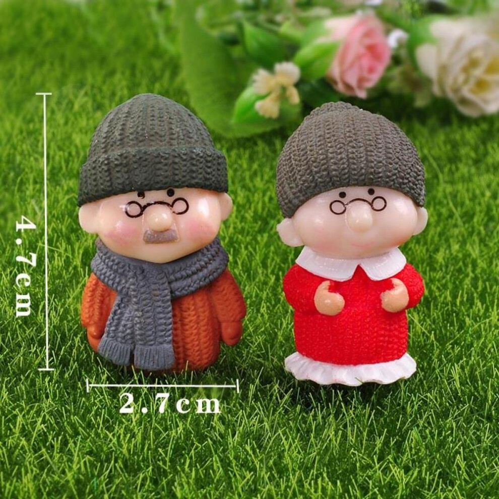 Couple Figurines Miniatures Fairy Garden Supplies Ornaments Gnome Terrariums Bonsai Home Dollhouse Accessories Decoration DIY