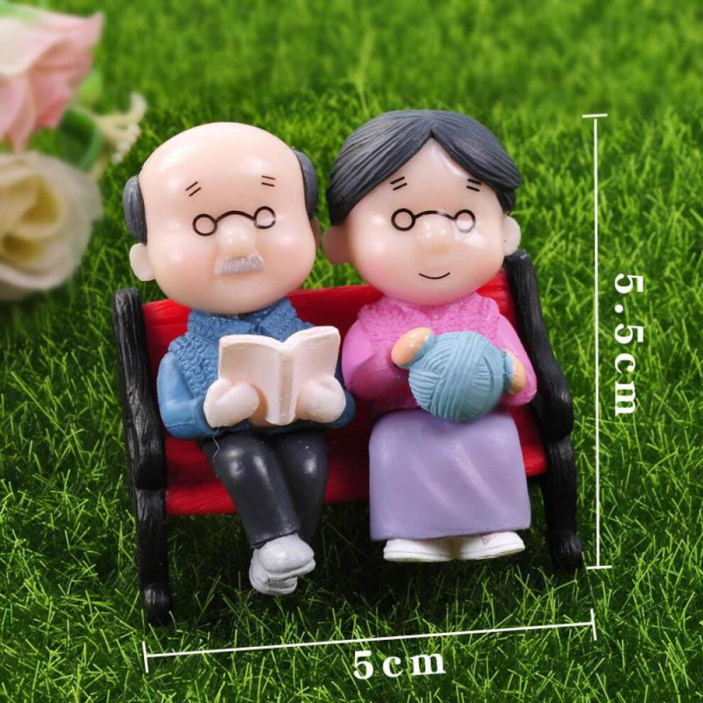 Couple Figurines Miniatures Fairy Garden Supplies Ornaments Gnome Terrariums Bonsai Home Dollhouse Accessories Decoration DIY