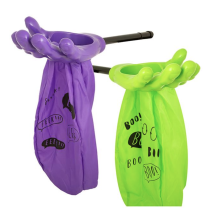 Halloween Trick or Treat Loot Scoop Holder Bag Fancy Dress Kids Green