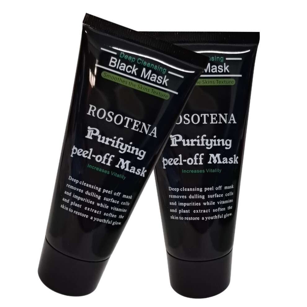 Black Mud Deep Cleansing Purifying Peel Off Face Mask Remove Blackhead Facial Mask
