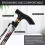 Black Floral Walking Cane 92cm 3