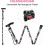Black Floral Walking Cane 92cm 6