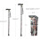 Black Floral Walking Cane 92cm 7