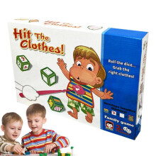 Match Hit The Clothes Interactive Toy Roll The Dice Grab The Right Clothes Educational Learning Activity For Children Over