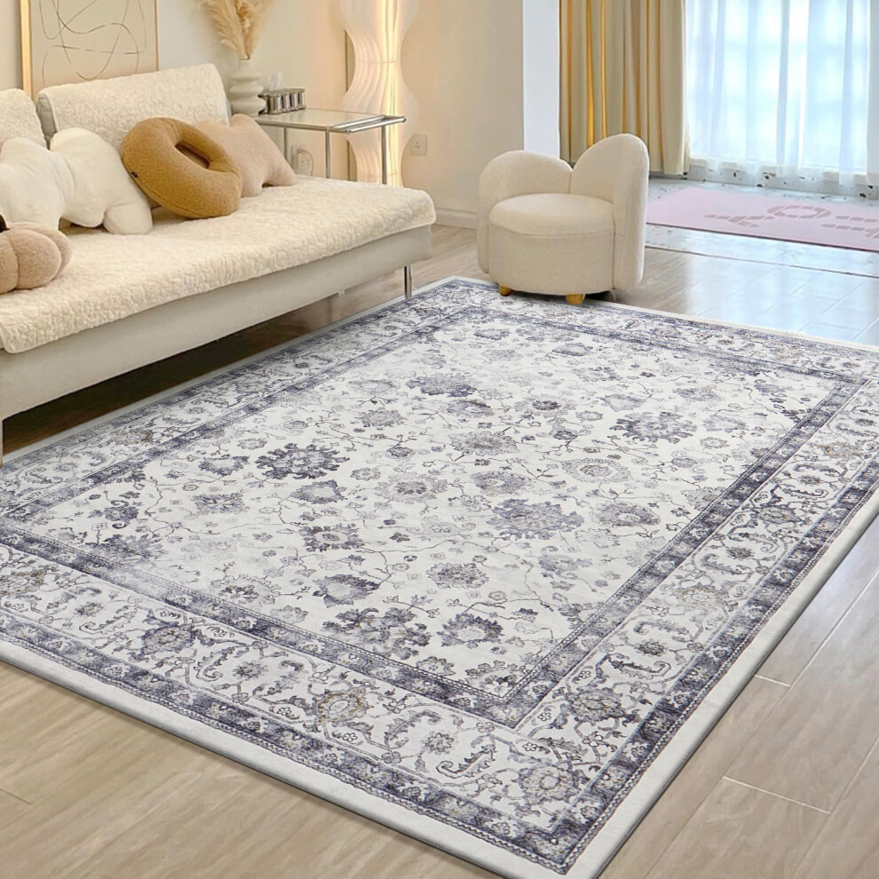 (120 x 170 cm (4 ft x 4 ft 9 in)- Small Area Rug/Carpet, Serene ) Extra Large Traditional Rugs Modern Carpet Doormat