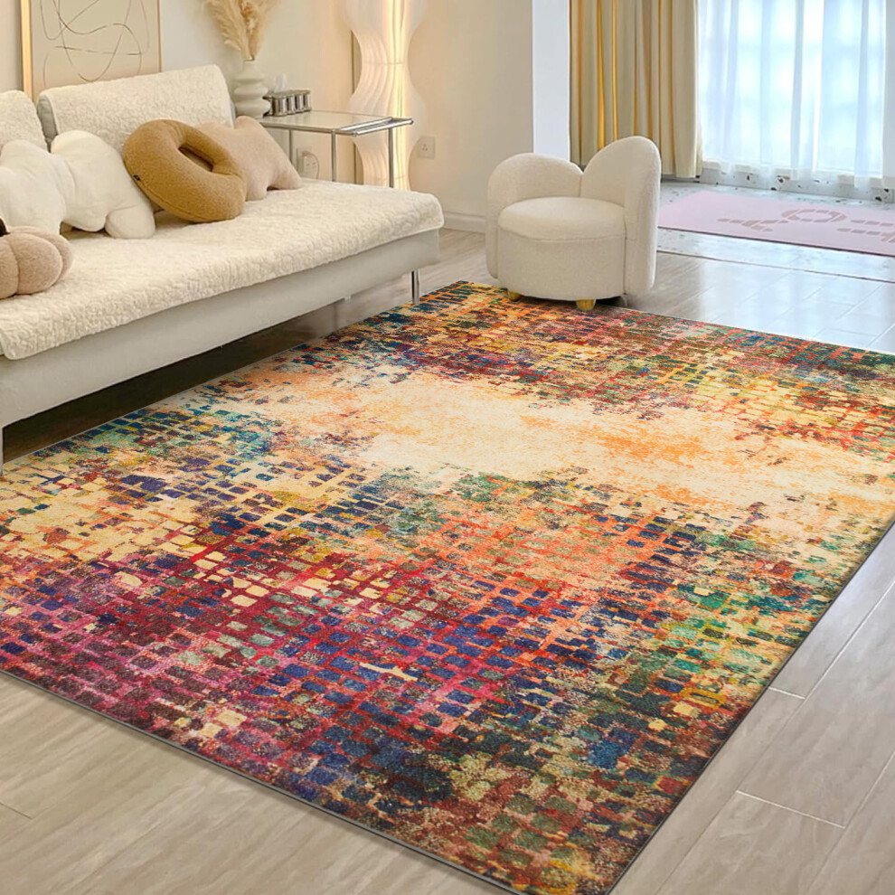 Imperial Rooms (160 X 230 Cm (5 Ft 2 In X 7 Ft 2 In)- Large Rugs/Carpets, Vibrant) Extra Large Traditional Rugs Modern Carpet Doormat