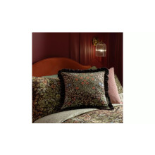 Habitat x Morris & Co. Blackthorn Velvet Cushion - Green