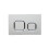 NES Home Nes Home Wall Hung Toilet Cistern Frame with Avant Chrome Square Push Button 3