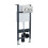 NES Home Nes Home Wall Hung Toilet Cistern Frame with Avant Chrome Square Push Button 1