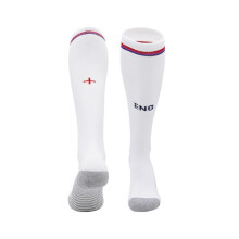 (England Home, Kids(EU 30-36)) 2024 Football Training Activewear Socks Non-slip Knee High Grip Soccer Socks for Kids Teens