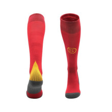 (Spain Home, Junior(EU 37-45)) 2024 Football Training Activewear Socks Non-slip Knee High Grip Soccer Socks for Kids Teens