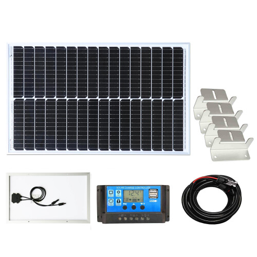Lowenergie Mono 50W Solar Panel Kit 2
