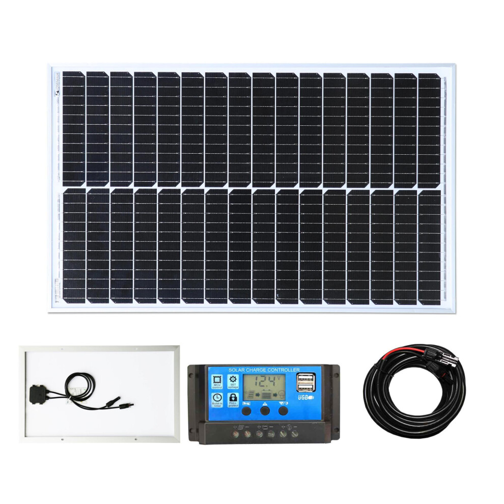 Mono 50W Solar Panel Kit 1