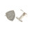 Arsenal FC Silver Plated Formed Cufflinks 1