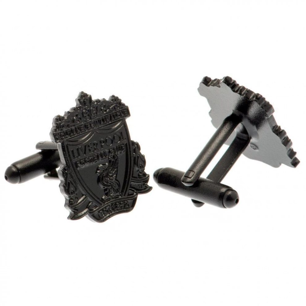 Liverpool FC Black Ion Plated Cufflinks