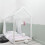 Noa and Nani Kara Single 4 Poster Bed Frame in Classic White 3