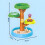 RLS Magic Tree Sand and Water Table 17-Piece Garden Sandpit toy 5