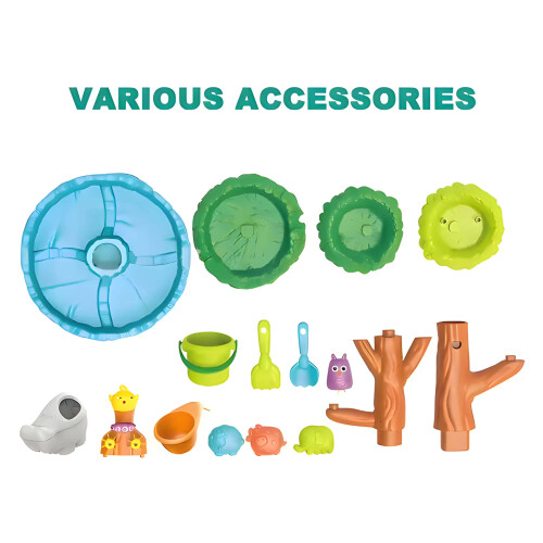 RLS Magic Tree Sand and Water Table 17-Piece Garden Sandpit toy 2