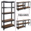 House of Home (Black) Metal Shelving 180cm 1