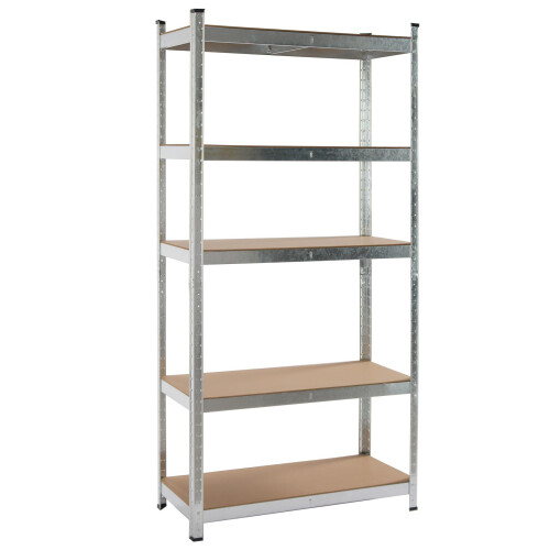 House of Home (Galvanised) Metal Shelving 180cm 2