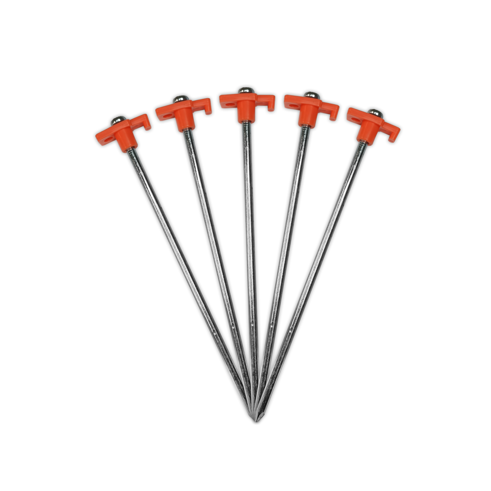 Kct 50 Pc Heavy Duty Galvanised Steel Tent Peg Awning Camping Ground Stake