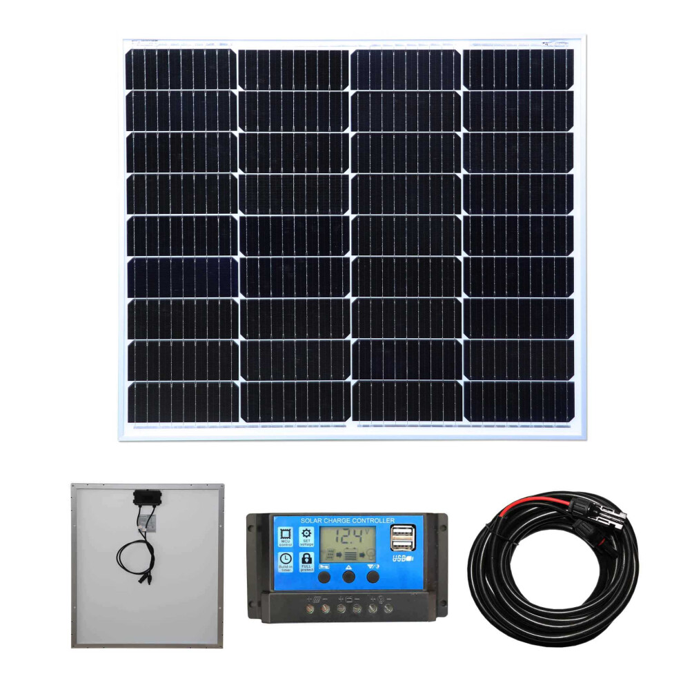 Mono 80W Solar Panel Kit 1