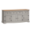 Mercers Furniture Corona Grey Wax 4-Door Sideboard - Solid Pine, 4 Drawers & 4 Doors, Rustic-Chic Modern Storage, Flat-Pack 2