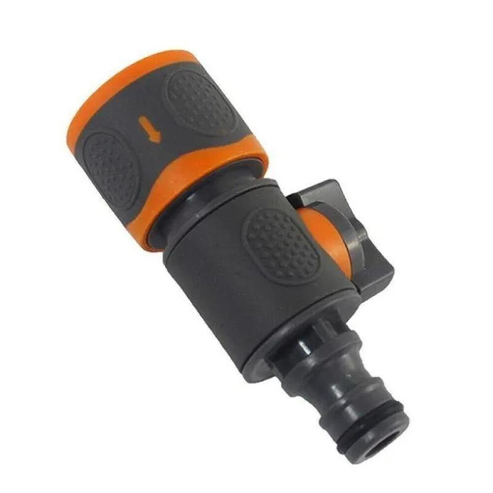1Pc Garden Hose Quick Connector Shut Off Valve 16mm  1/2&apos;&apos; 3/4&apos;&apos; Home Watering Irrigation Coupling Adapter Car Washing Fittings
