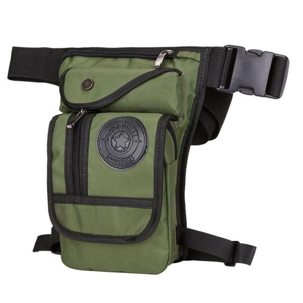 (Army Green) 1Pcs Canvas Bag Multi-purpose Outdoor Crossbody Men&apos;s Belt Hip Bum Waist Fanny Pack Shoulder Bags