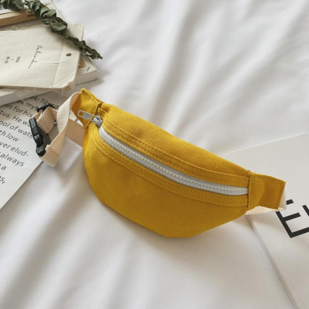 (Yellow) Children&apos;s Bag Fashion Cute Baby Kids Bag Girl Boy Fanny Pack Toddler Waist Packs Belt Bag