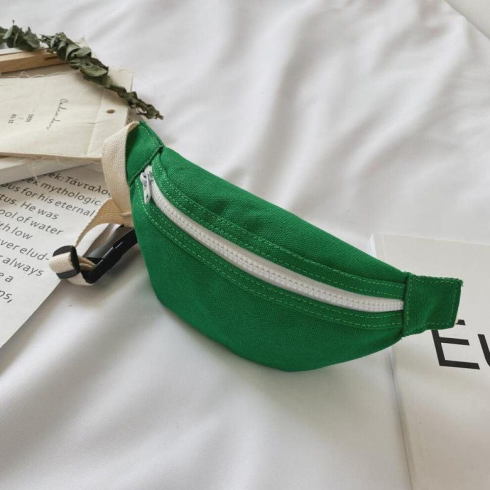 (Green) Children&apos;s Bag Fashion Cute Baby Kids Bag Girl Boy Fanny Pack Toddler Waist Packs Belt Bag
