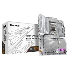 GIGABYTE X870 A ELITE WF7 ICE Motherboard - Supports AMD Ryzen 9000 CPUs, 16+2+2 Phases Digital VRM, up to 8000MHz DDR5