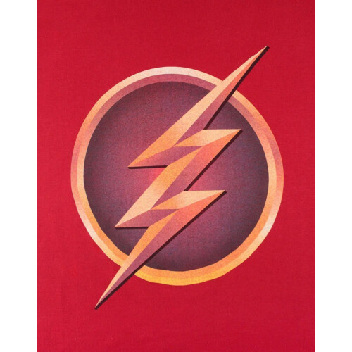 DC Comics (Large) DC Comics The Flash Short Sleeved T-Shirt (Womens Red) 1