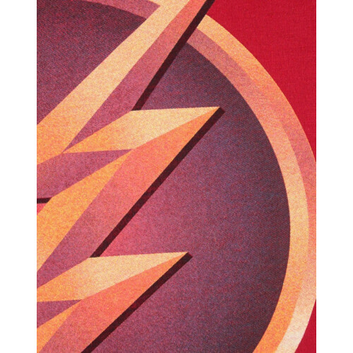 DC Comics (Large) DC Comics The Flash Short Sleeved T-Shirt (Womens Red) 2