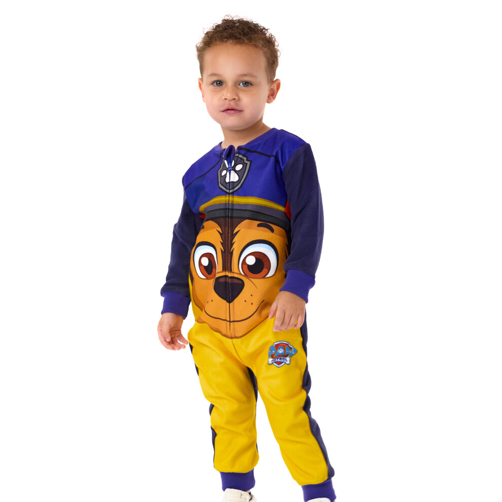 (5-6 Years) Paw Patrol Multi-Pack of 2 Onesies (Boys Blue)