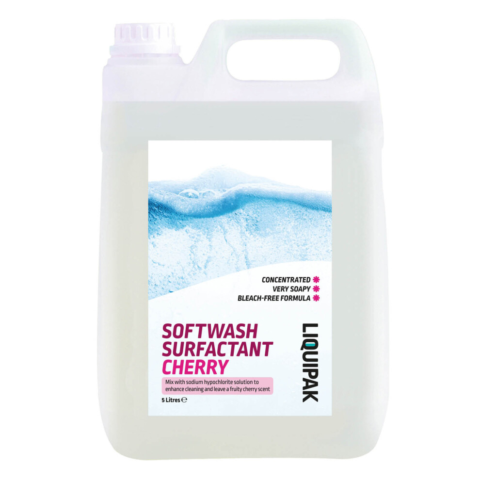 Liquipak (5 Litres) Softwash Surfactant | Cherry Fragrance